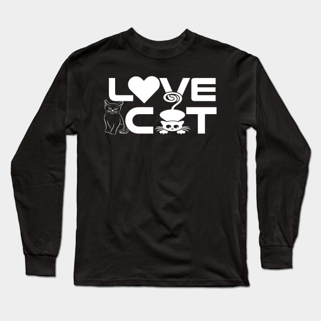 Cat Long Sleeve T-Shirt by Shop Ovov